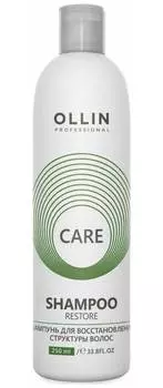 Шампунь Ollin Professional Care для восстановления структуры волос 250мл