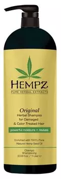 Шампунь растительный Hempz Оригинальный для поврежденных окрашенных волос 1000 мл