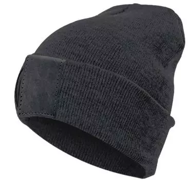 Шапка с фонариком 215х205х5 черн. (фонарь 68х40х23мм снимается и крепится в другое место; аккум. 3.7В/300мА.ч) 3 режима свечения+функция SOS Космос KOCHat2_black