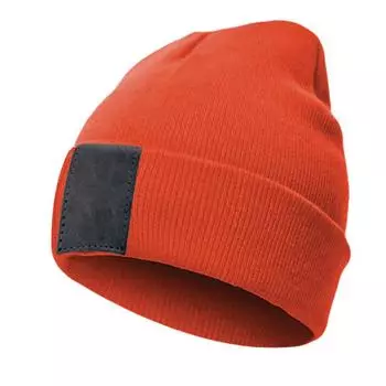 Шапка с фонариком 215х205х5 красн. (фонарь 68х40х23мм снимается и крепится в другое место; аккум. 3.7В/300мА.ч) 3 режима свечения+функция SOS Космос KOCHat2_red