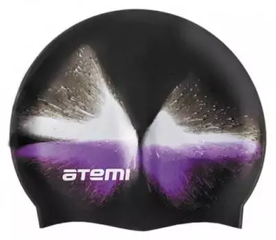 Шапочка для плавания Atemi дет, мультиколор, силикон., MC401