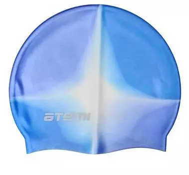 Шапочка для плавания Atemi, мультиколор, силикон., MC206