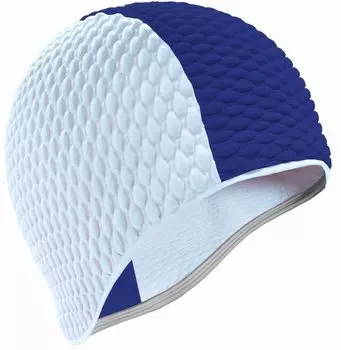 Шапочка для плавания Indigo Bubble муж син/бел C2