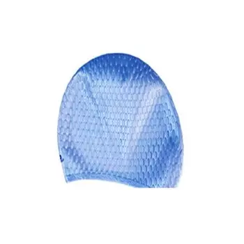 Шапочка для плавания Silicone длин волос, рифл Indigo SC700/708 Голубой