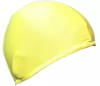 Шапочка для плавания ткань Lucra SM однотон Жёлтый