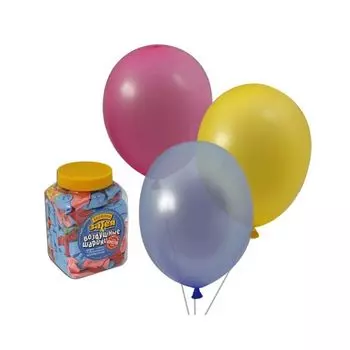 Шары воздушные 10 (25 см), комплект 200 шт., 14 цветов, в банке, 1110-0003