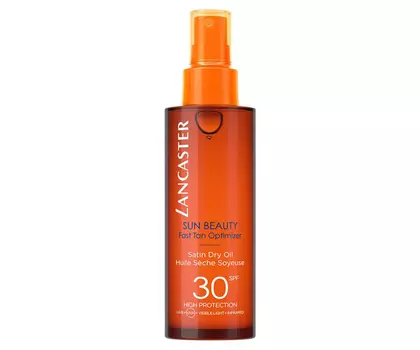 Шелковистое масло быстрый загар SPF30 Lancaster Sun Beauty Care 150 мл