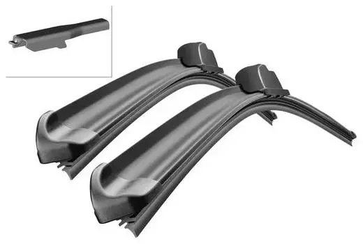 Щетка стеклоочистителя BOSCH AeroTwin A519S, 600 мм / 340 мм, бескаркасная, 2шт, 3397014519