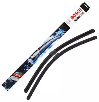 Щетка стеклоочистителя комплект BOSCH Aerotwin A925S, 530 мм / 530 мм, бескаркасная, 2шт, 3397118925