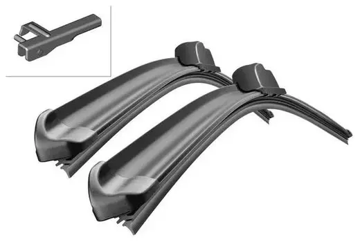 Щетка стеклоочистителя комплект BOSCH Aerotwin A938S, 600 мм / 600 мм, бескаркасная, 2шт, 3397118938