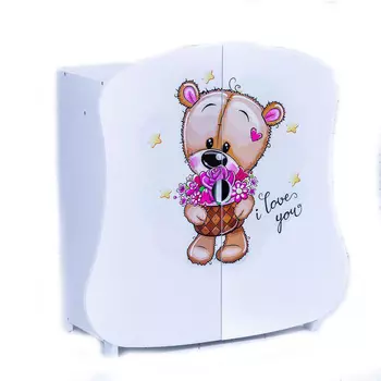 Шкаф "Романтик" серия "Мишутки" МШ04Р