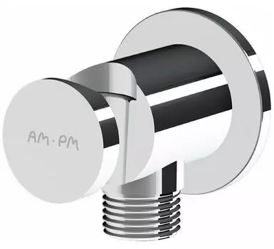 Шланговое подсоединение с держателем AM.PM F0602100, хром, шт.