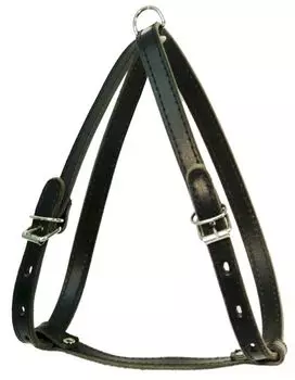 Шлейка для собак 0822Ч 2сл 14 мм до 55 см черная