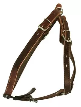 Шлейка для собак 0850К 1сл 18 мм до 85 см коричневая