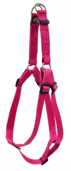 Шлейка для собак 5711М FRESH LINE 10 мм капрон быстросъемная, регулируемая от 30 до 40 см малиновая
