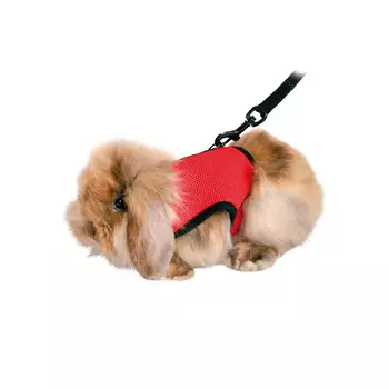 Шлейка - жилет с поводком для морской свинки, кролика, хорька TRIXIE 61512