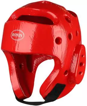Шлем таэквондо литой, F081A, Красный, S