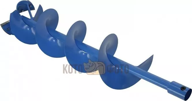 Шнек для льда DDE мотобура IceD-52-200 и др. (однозаходный, ф = 150 мм, L = 800 мм)