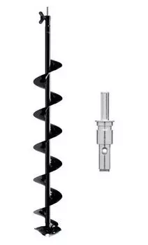 Шнек MORA ICE Arctic Cordless для шуруповёрта, диам. 150 мм. с сферическими ножами и адартером 18 мм (ICE-MM0035)