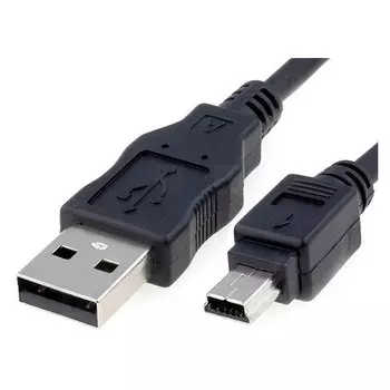 Шнур Netko USB-miniUSB 1,5м черный