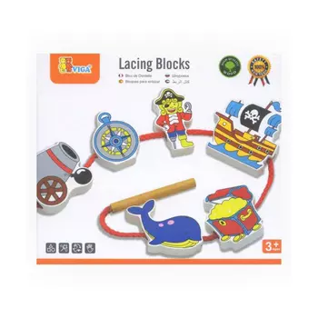 Шнуровка "Пираты" (12 блоков) VIGA VG59852