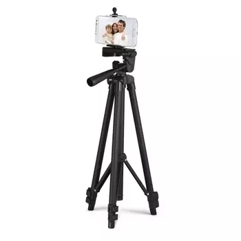 Штатив напольный Hama Star Smartphone черный (450гр.)