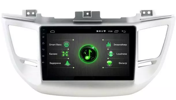 Штатное головное устройство INCAR DTA-2402 (Hyundai Solaris 16+) BT, NAVI, Android 9.0/1024*600, IPS,wi-f