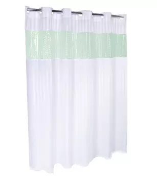 Шторка для ванной FIXSEN зеленая (FX-5115F)