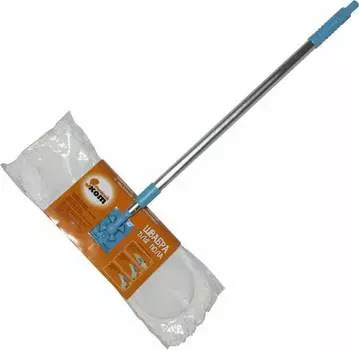 Швабра для пола с насадкой из микрофибры MopM7 (алюм. телескоп. ручка)