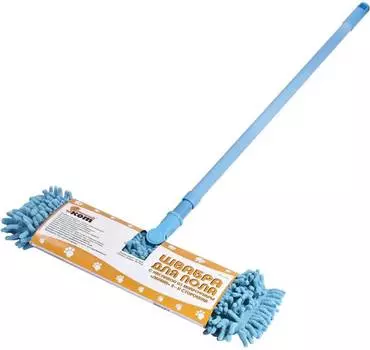 Швабра для пола с насадкой из микрофибры MopM8 «Лапша» 2-х сторонняя