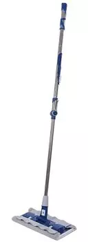 Швабра плоская с зажимами,для сухой и влажной уборки,1 насадка,микрофибра, "DSV"