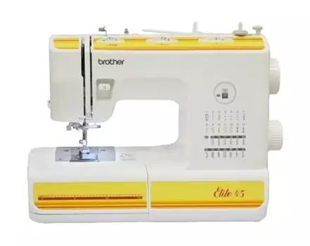 Швейная машина Brother Elite 45 белый/желтый