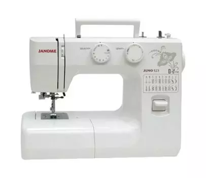 Швейная машина Janome Juno 523 белый/цветы