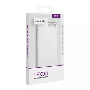 Силиконовая накладка для INOI 5/5Pro прозрачная