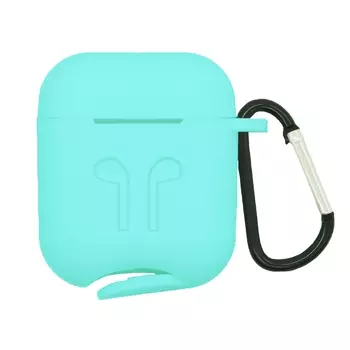 Чехол силиконовый BoraSCO для AirPods, тиффани