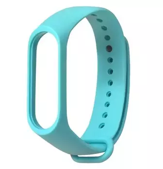 Силиконовый ремешок BoraSCO для Xiaomi Mi Band 3/4 тиффани