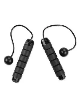 Скакалка INDIGO с шарами-утяжелителями IN300 42*3 2 шт Черный