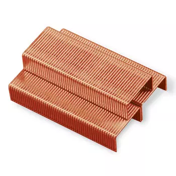 Скобы для степлера BRAUBERG, №10, 1000 штук, медное покрытие, в картонной коробке, до 20 листов, 227720, (30 шт.)