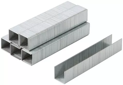 Скобы для степлера MOS закаленные 11,3 мм х 0,7 мм, (узкие тип 53) 12 мм, 1000 шт. 31374М