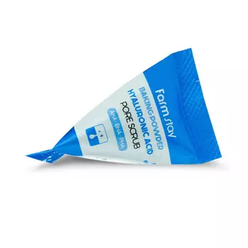 Скраб в пирамидках для очищения пор с содой и гиалуроновой кислотой, 7г, FarmStay