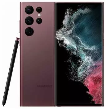 Смартфон Samsung Galaxy S22 Ultra S908E 12/256Gb (SM-S908EDRGMEA) Бургунди