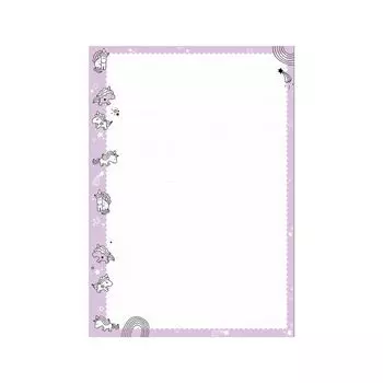 Сменный блок к тетради на кольцах А5, 50 л. В ТОЧКУ, АЛЬТ, Бежевый, "Единороги", 7-50-471/08 (8 шт.)