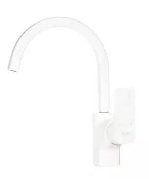 Смеситель для кухни D&amp;K Berlin.Steinbeis (DA1432426) высокий белый матовый