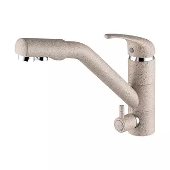 Смеситель для кухни Paulmark Hessen He213017-302 песочный