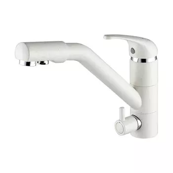 Смеситель для кухни Paulmark Hessen He213017-331 белый