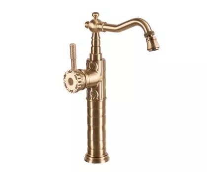 Смеситель для кухни + поворотная насадка Bronze de Luxe WINDSOR (21888K)