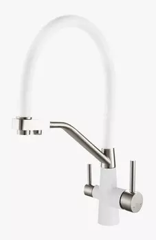 Смеситель для кухни VIKO (V5824) с подключением к фильтру, гибкий излив