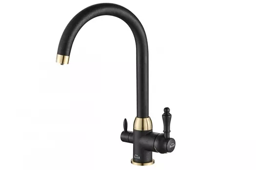 Смеситель для кухни ZORG Steel Hammer SH 723 BLACK BR