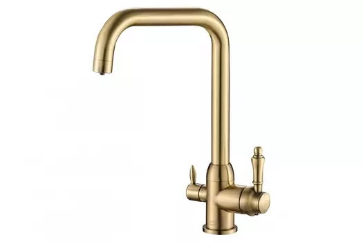 Смеситель для кухни ZORG Steel Hammer SH 725 BRONZE