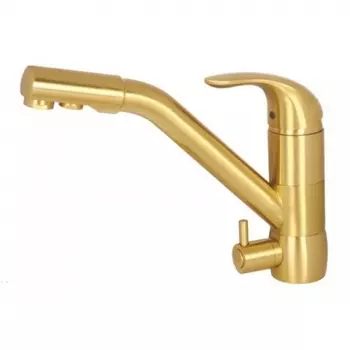 Смеситель для кухонной мойки KAISER Safira (15066-3 Gold/Brass)